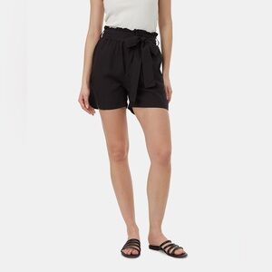 B-RW & Co black paper bag  shorts